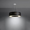 Żyrandol SATURNO 70 czarny SL.0752 Sollux