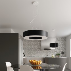 Żyrandol SATURNO 70 czarny SL.0752 Sollux