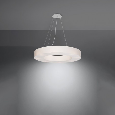 Żyrandol SATURNO SLIM 70 biały SL.0753 Sollux