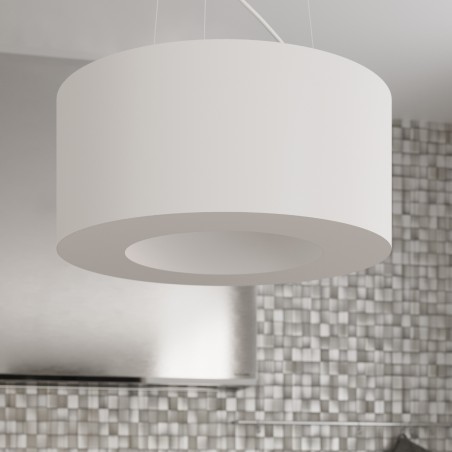 Żyrandol SATURNO SLIM 70 biały SL.0753 Sollux