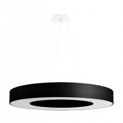 Żyrandol SATURNO SLIM 70 czarny SL.0754 Sollux