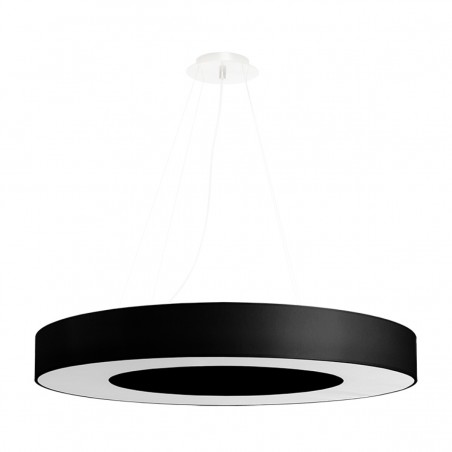 Żyrandol SATURNO SLIM 70 czarny SL.0754 Sollux