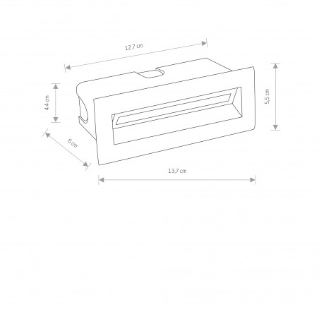 BAY LED Czarny 5W