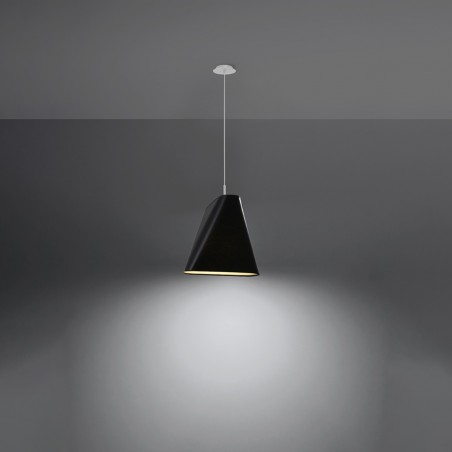 Żyrandol BLUM 1 czarny SL.0770 Sollux