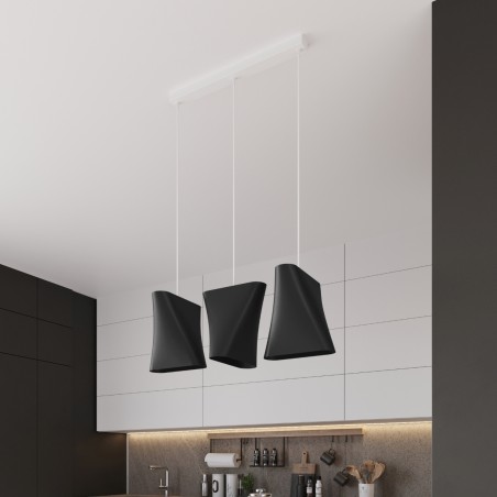 Żyrandol BLUM 1 czarny SL.0770 Sollux
