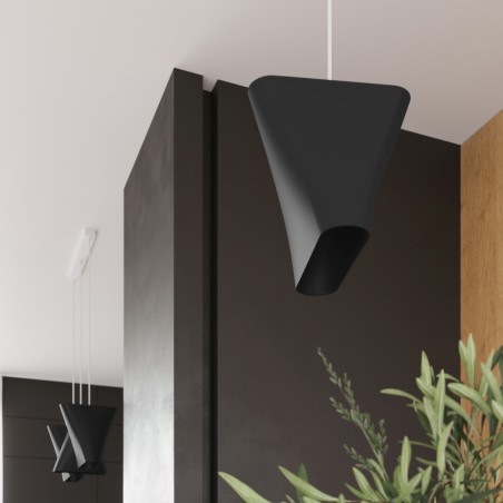 Żyrandol BLUM 1 czarny SL.0770 Sollux