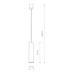 EYE 1x10W only LED Biały