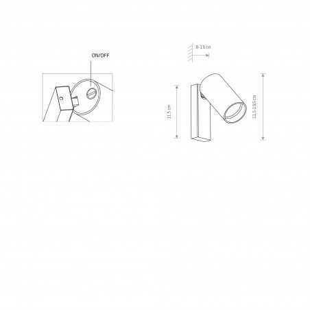 MONO Czarny 10W only LED