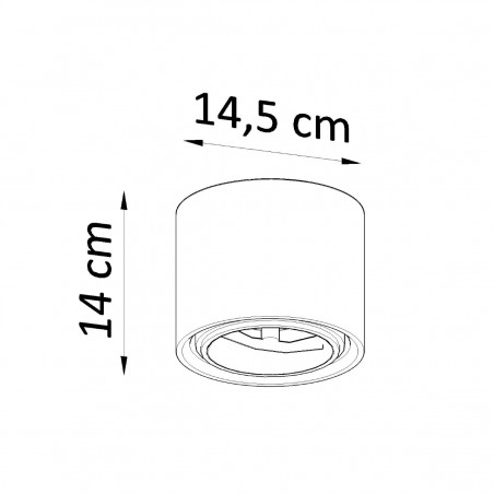 Plafon ceramiczny KALU SL.0841 Sollux