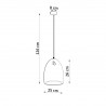 Lampa wisząca ceramiczna BUKANO SL.0842 Sollux