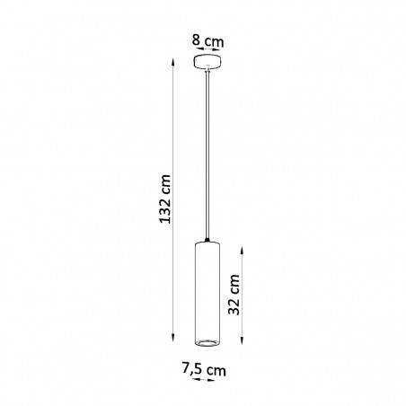 Lampa wisząca ceramiczna NANCY SL.0843 Sollux