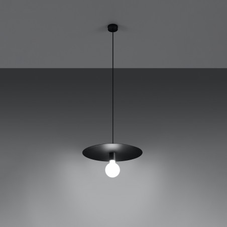 Lampa wisząca FLAVIO czarna SL.0853 Sollux