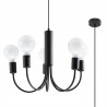 Żyrandol PICCOLO 5 czarny SL.0855 Sollux