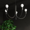 Żyrandol PICCOLO 5 czarny SL.0855 Sollux