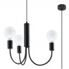 Żyrandol PICCOLO 3 czarny SL.0856 Sollux