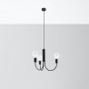Żyrandol PICCOLO 3 czarny SL.0856 Sollux