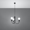 Żyrandol PICCOLO 3 czarny SL.0856 Sollux