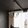 Żyrandol PICCOLO 3 czarny SL.0856 Sollux