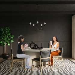 Żyrandol PICCOLO 3 czarny SL.0856 Sollux