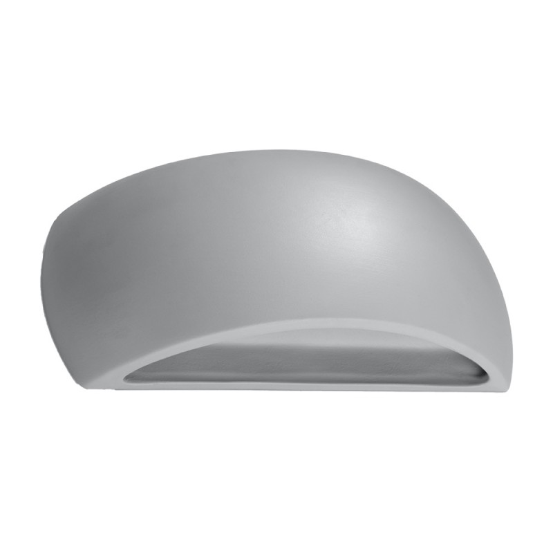 Kinkiet ceramiczny PONTIUS szary SL.0875 Sollux