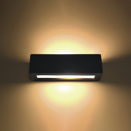 Kinkiet ceramiczny VEGA czarny SL.0878 Sollux