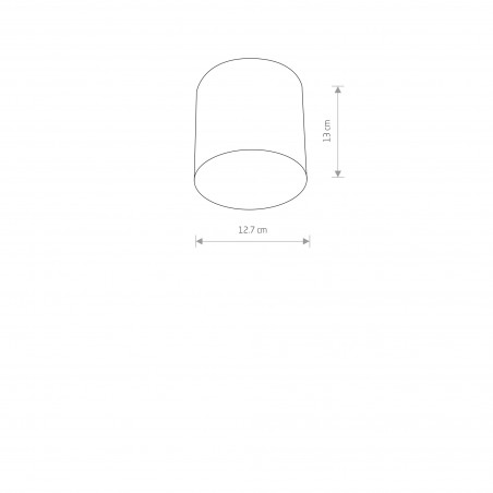POINT PLEXI M 1x10W only LED Czarny