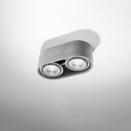 Plafon BASIC 2 beton SL.0882 Sollux