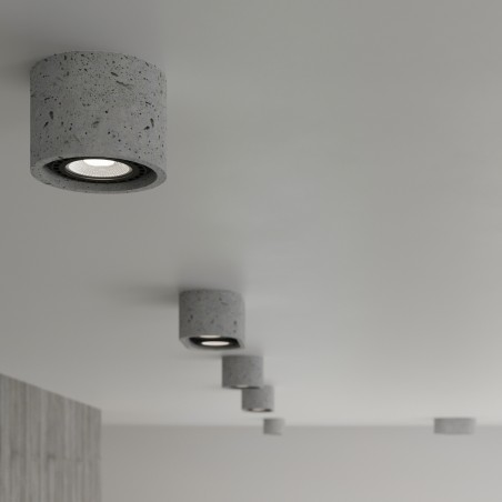 Plafon BASIC 2 beton SL.0882 Sollux