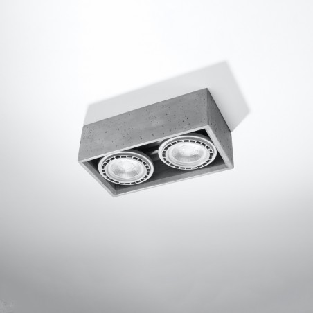Plafon QUATRO 2 beton SL.0884 Sollux
