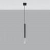Lampa wisząca MOZAICA 1 czarny/chrom SL.0885 Sollux