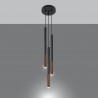 Lampa wisząca MOZAICA 3P czarny/miedź SL.0890 Sollux
