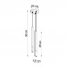 Lampa wisząca MOZAICA 3P czarny/miedź SL.0890 Sollux