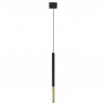 Lampa wisząca MOZAICA 1 czarny/złoto SL.0891 Sollux