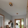 Plafon QUATRO 2 naturalne drewno SL.0916 Sollux