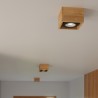 Plafon QUATRO 2 naturalne drewno SL.0916 Sollux