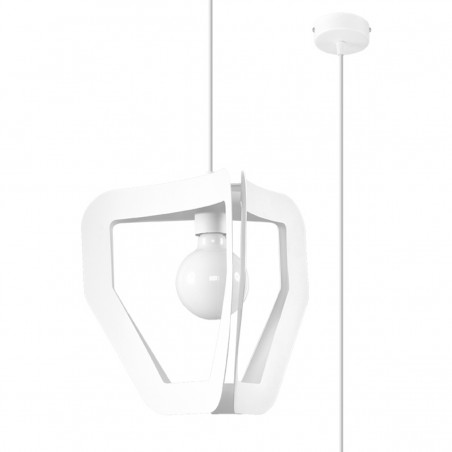 Lampa wisząca TRES biała SL.0929 Sollux