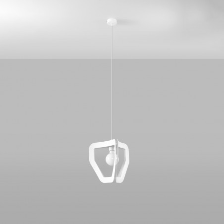 Lampa wisząca TRES biała SL.0929 Sollux