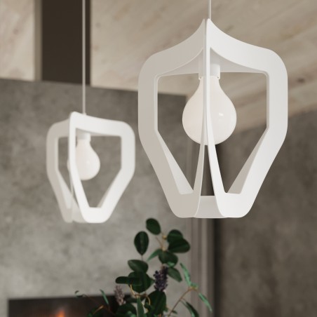 Lampa wisząca TRES biała SL.0929 Sollux