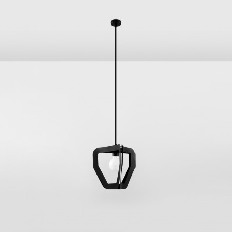 Lampa wisząca TRES czarna SL.0930 Sollux
