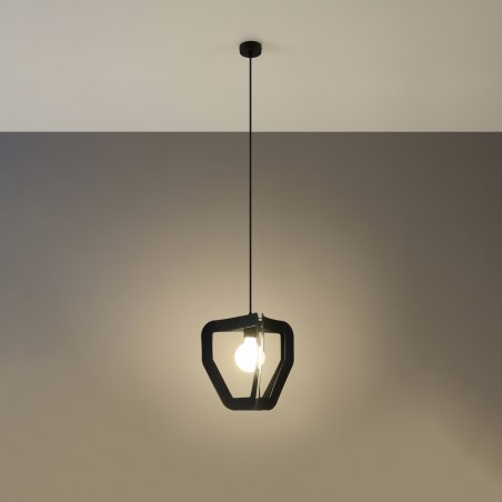 Lampa wisząca TRES czarna SL.0930 Sollux