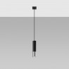Lampa wisząca LOOPEZ 1 czarny/chrom SL.0940 Sollux