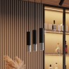 Lampa wisząca LOOPEZ 3P czarny/chrom SL.0943 Sollux