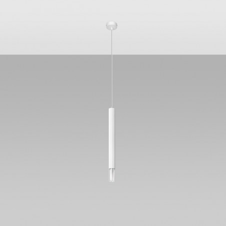 Lampa wisząca WEZYR 1 biała SL.0957 Sollux