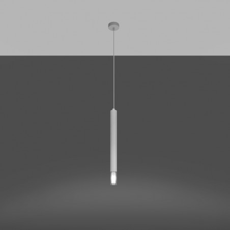 Lampa wisząca WEZYR 1 biała SL.0957 Sollux