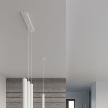 Lampa wisząca WEZYR 2 biała SL.0958 Sollux