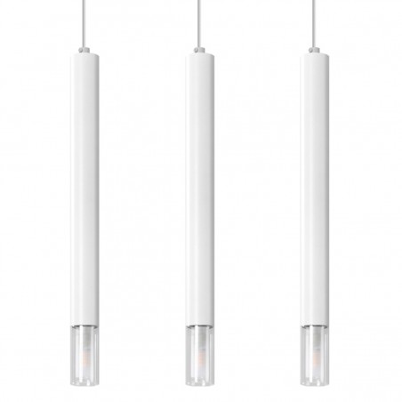 Lampa wisząca WEZYR 3 biała SL.0959 Sollux