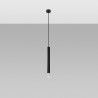 Lampa wisząca WEZYR 1 czarna SL.0960 Sollux