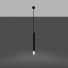Lampa wisząca WEZYR 1 czarna SL.0960 Sollux