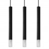 Lampa wisząca WEZYR 3 czarna SL.0962 Sollux
