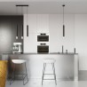 Lampa wisząca WEZYR 3 czarna SL.0962 Sollux
